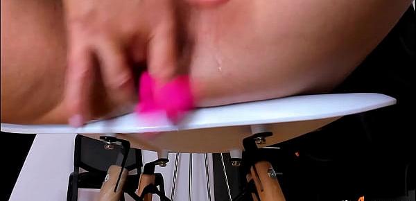  Squirting Orgasm Close-up With Vibrator Inside My Pussy | kate.hot4cams.com